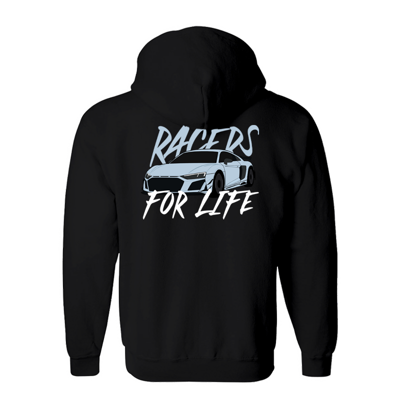 R8 Racers For Life Black Hoodie