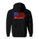 Shelby American Flag Black Hoodie